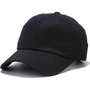 Plain Cotton Baseball Cap Adjustable Dad Hat Low Profile Unisex Golf Hat